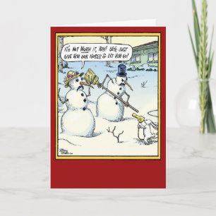 Carte Pas la peine Noël