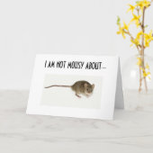 CARTE PAS MOUSY DE DIRE QUE JE T'AIME (Fleur jaune)