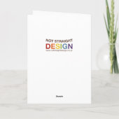 Carte Pas Stright Design Hello Baby Card (Dos)
