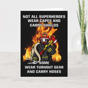 Carte Pas tous les super-héros...pompier