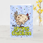 Carte pas tout jeune (Fleur jaune)