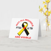 Carte Pas toutes les blessures (Fleur jaune)