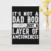 Carte Pas un corps de papa juste une couche de awesomene (Fleur jaune)