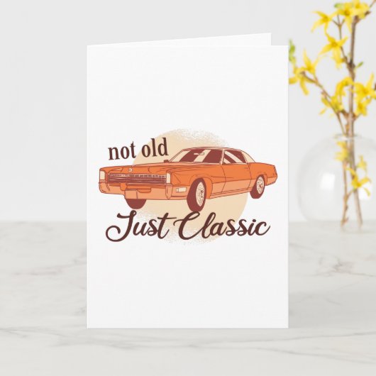 Carte Pas Vieux Classique (Fleur jaune)