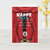 Carte Pas vieux jusqu'à ce que vous entendiez la grosse (Fleur jaune)