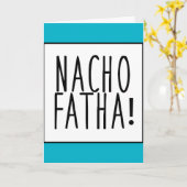 Carte (Pas votre) Fête des pères (Fleur jaune)