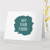 Carte Pas Votre Habibi (Fleur jaune)