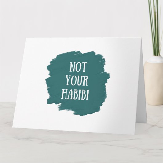 Carte Pas Votre Habibi (Devant)