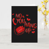 Carte Pas vous raccrochez Saint-Valentin 2025 Amour de l (Fleur jaune)