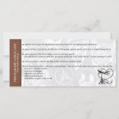 Carte Pass Mariage Paris Brown (Dos)