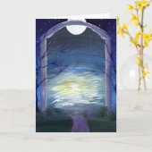 Carte Passage au bord de pour toujours : Salutation (Fleur jaune)