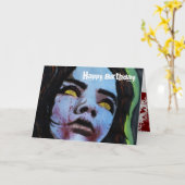 Carte "Passage de frissons dans la voiture (Fleur jaune)