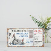 Carte Passe d'embarquement des navires de croisière (Debout devant)