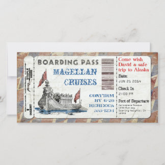 Carte Passe d'embarquement des navires de croisière