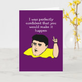 Carte Passé l'examen de barre (Fleur jaune)