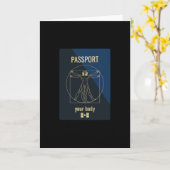 Carte Passeport (Fleur jaune)
