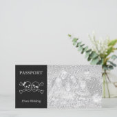 Carte passeport mariage pirate (Debout devant)