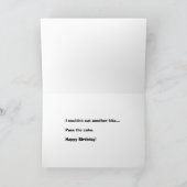 Carte passer le gâteau (Intérieur)