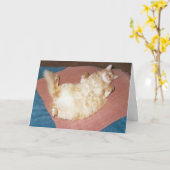 Carte passer le gâteau (Fleur jaune)