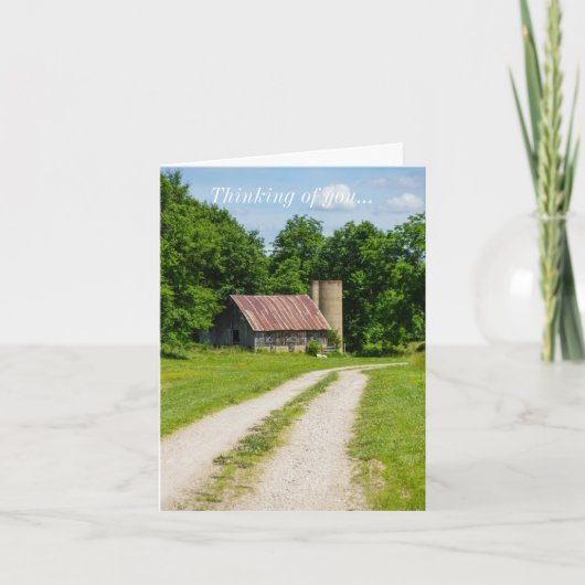 Carte Passerelle À Travers Une Pensée Agricole De Votre  (Devant)