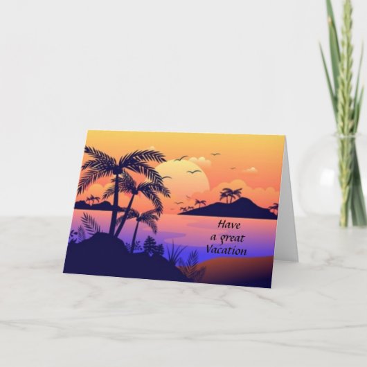 Carte Passez de bonnes vacances (Devant)