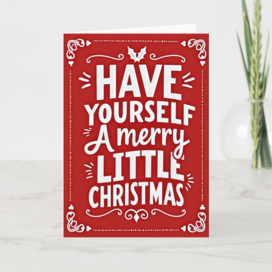 Carte Passez un joyeux petit Noël (Devant)