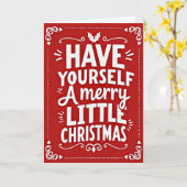 Carte Passez un joyeux petit Noël (Fleur jaune)