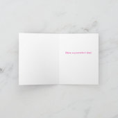 Carte Passez une journée parfaite ! (Intérieur)
