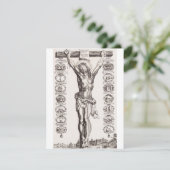 Carte Passion de Jésus crucifixion du Christ (Debout devant)