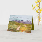 Carte Passons du temps ensemble Désert romantique (Fleur jaune)
