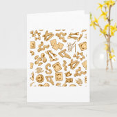 Carte Pasta Motif Pasta Lover Motifs (Fleur jaune)