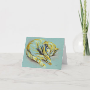 Carte Pastel Chat - Tabby Chaton