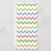 Carte Pastel Chevron-Drop Shadow par Shirley Taylor (Dos)