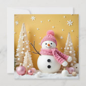 Carte Pastel Christmas - Flat Card (Devant)
