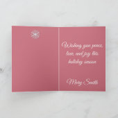 Carte Pastel Christmas - Folded Greeting Card  (Intérieur)