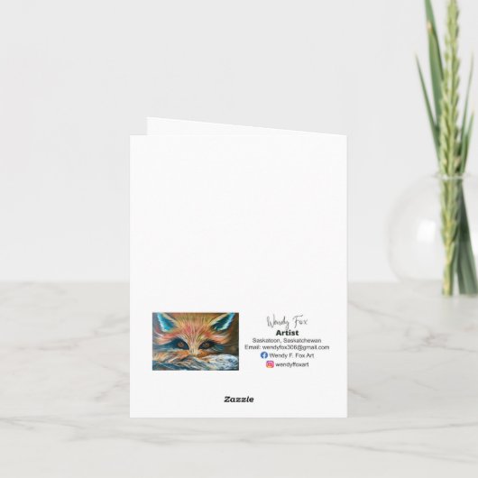 Carte Pastel de la libellule (Dos)