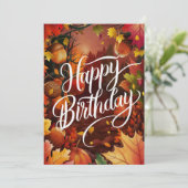 Carte Pastel Dreamy Citrouille Automne Automne Automne H (Debout devant)