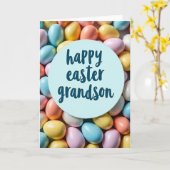 Carte Pastel Egg Easter Card (Fleur jaune)