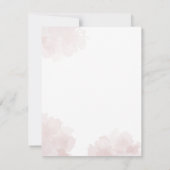 Carte Pastel Floral Bloom Botanical 60e fête d'anniversa (Dos)