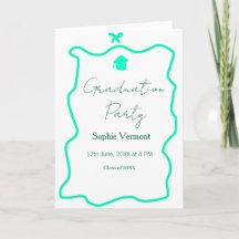 pastel green spanish border bow graduation party 
