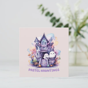 Carte Pastel Hauntings - Cute Pastel Purple House