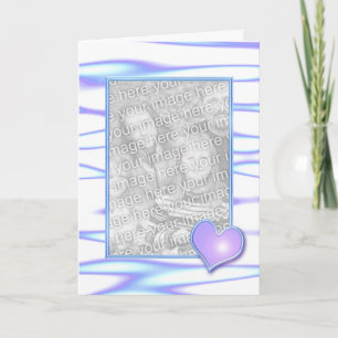 Carte Pastel Heart Design (cadre photo)