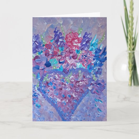 Carte Pastel Heart Note (Devant)