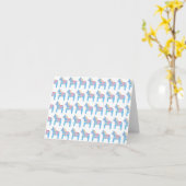 Carte Pastel Horse Note (Fleur jaune)