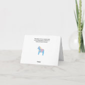 Carte Pastel Horse Note (Dos)