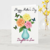 Carte Pastel Hued Mothers Day Card (Fleur jaune)