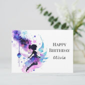 Carte Pastel Online Fairy Tale Anniversaire (Debout devant)