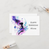 Carte Pastel Online Fairy Tale Anniversaire (Devant/Arrière en situation)