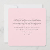 Carte Pastel Paper-Cut Cake 15th Birthday (Dos)