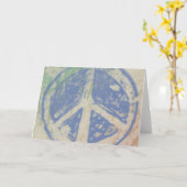 Carte PASTEL Peace Greeting Card (Fleur jaune)